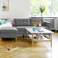 FALSLEV Chaise Lounge Grey V1