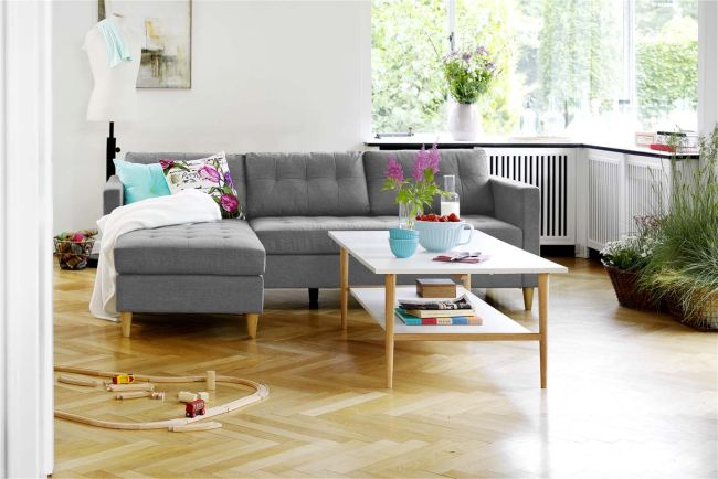 FALSLEV Chaise Lounge Grey V1