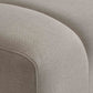 ALLESE Chaise Lounge Right Beige Fabric