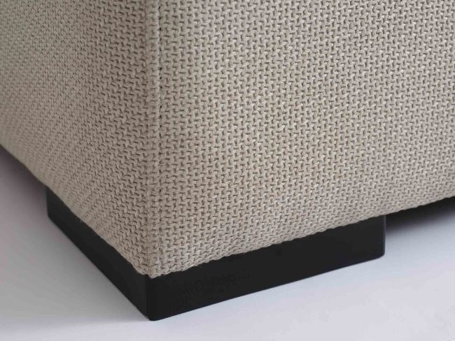 ALLESE Chaise Lounge Right Beige Fabric