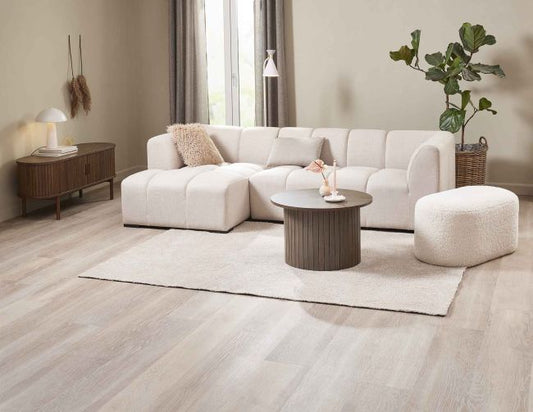 ALLESE Chaise Lounge Right Beige Fabric