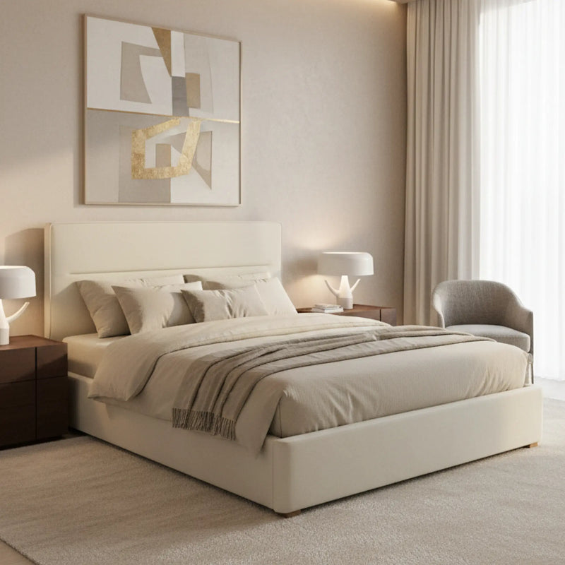Berry Bed – Modern Elegance in Cream