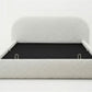 Evara Cream Bed, Boucle