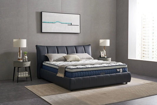 Mariam PVC Leather Modern Bed Frame