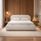 Evara Cream Bed, Boucle